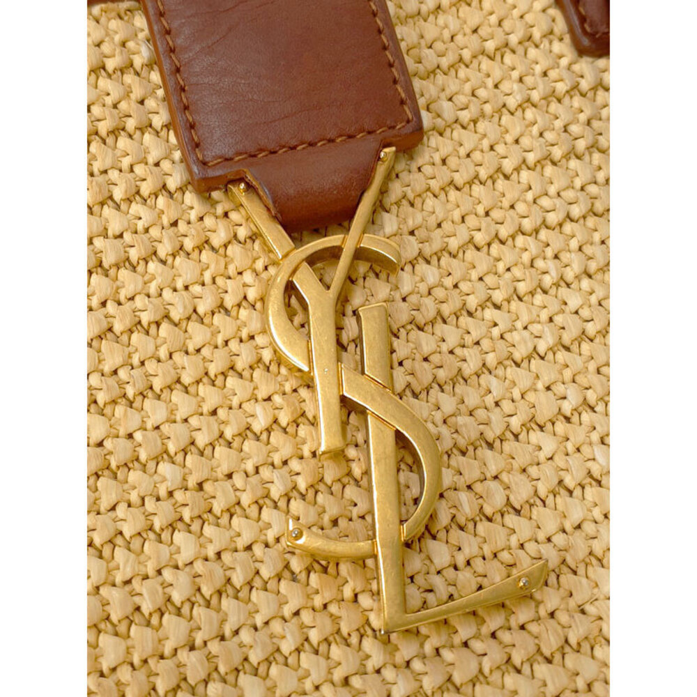 SAINT LAURENT PARIS Cabas 2WAY Leather Handbag - Picture 9 of 9